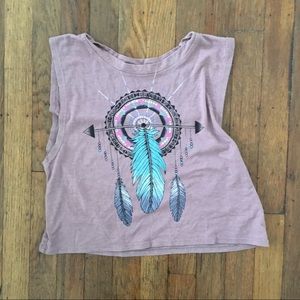 Dream catcher crop top